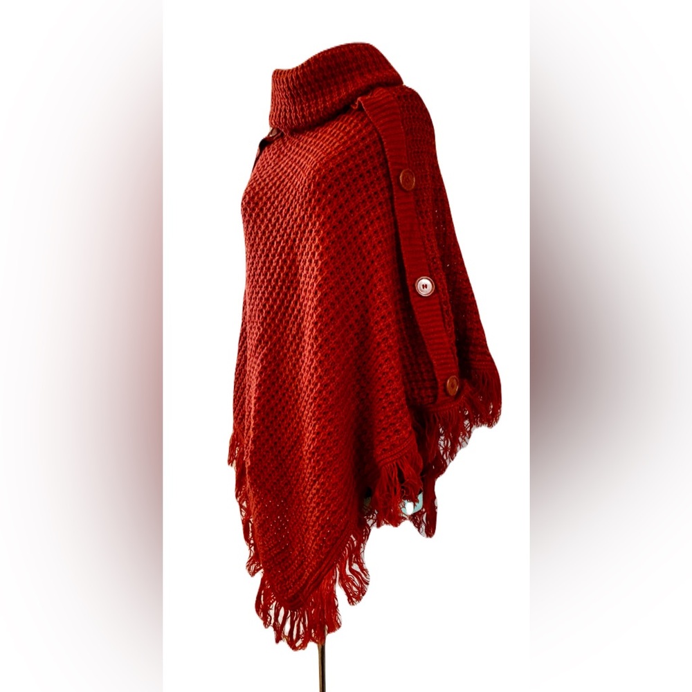 Majora cowl neck poncho